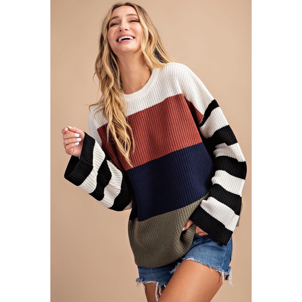 Ember Colorblock Sweater - Picture 3 of 5